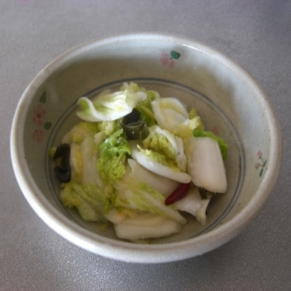 昨日、晴天だったので干して漬けました。白菜があっさりだけど甘く美味しかったです。これからの季節の定番になりそうです。いつもご馳走様です(^-^)